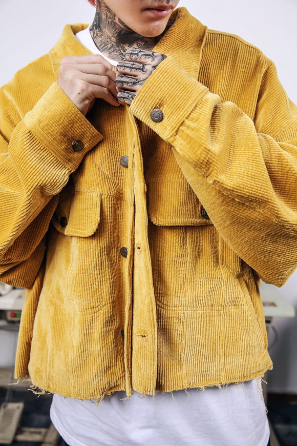 Chaqueta CUT OFF de Hip Hop para hombres y mujeres 