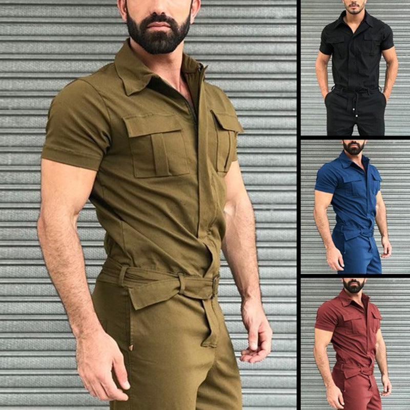 Traje casual de una pieza para hombre.