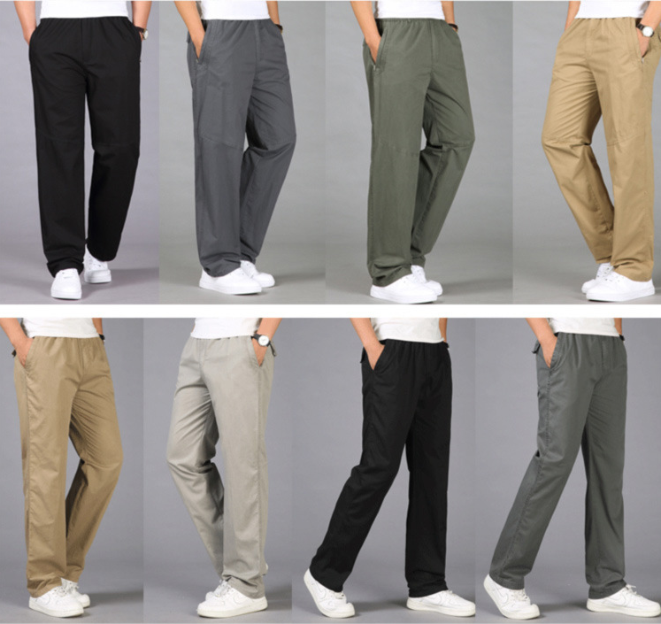 Men's casual pants plus size overalls pant