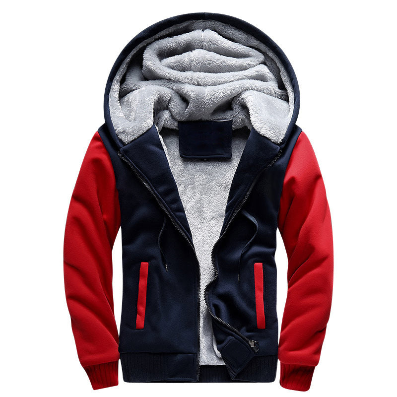 Street  Hooded Jacket Plus Size Men's Cotton Coat