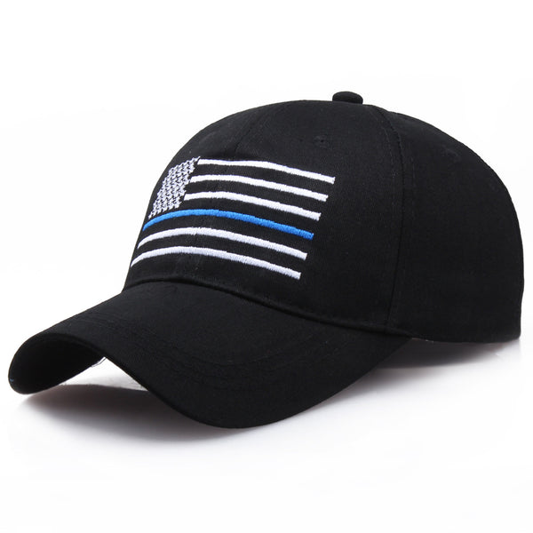 Men's flag embroidery hat