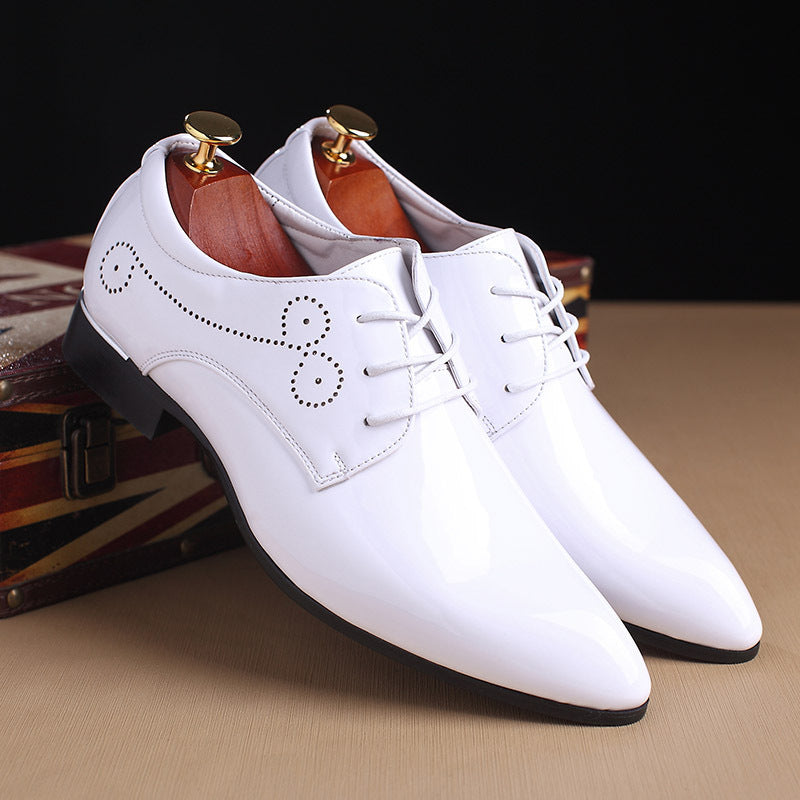 Leather Men Business Casual Dress Shoes