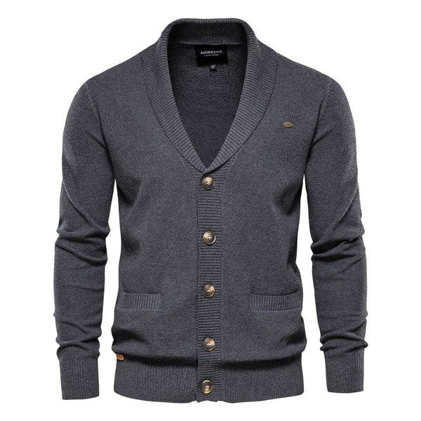 New Men's Cardigan Sweater