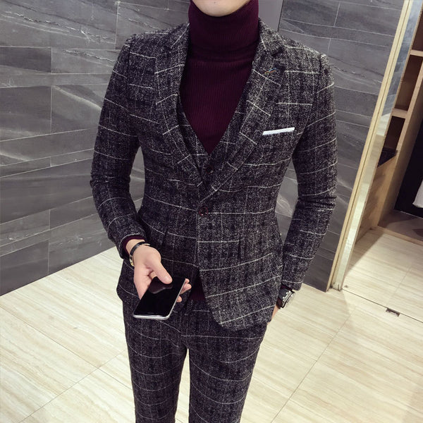 British Casual Checks Suit