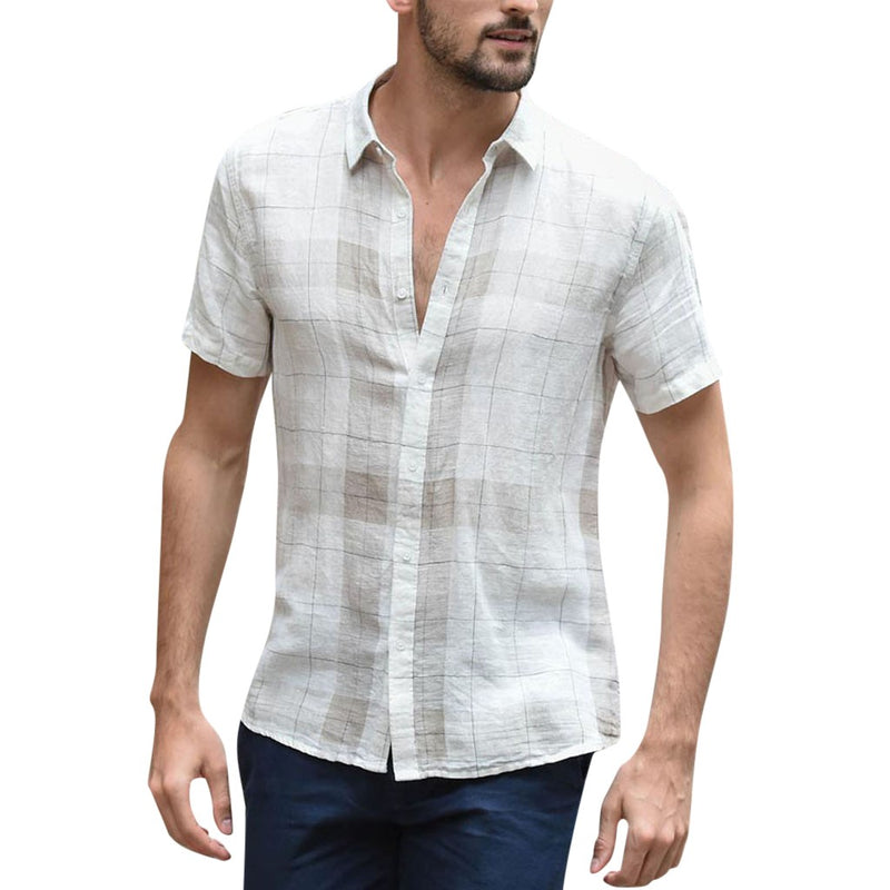 Camisa de cuadros para hombre