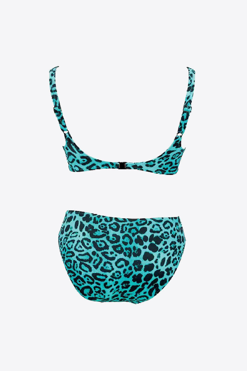 Conjunto de bikini de leopardo