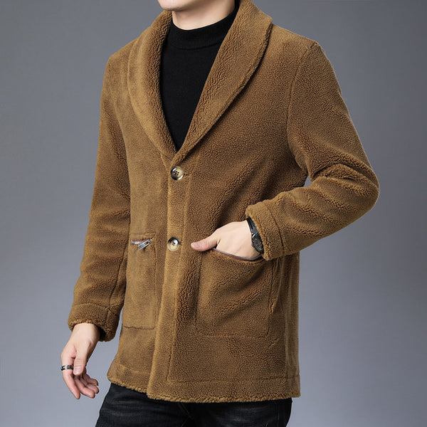 Chaquetas de otoño e invierno para hombres jóvenes y de mediana edad.