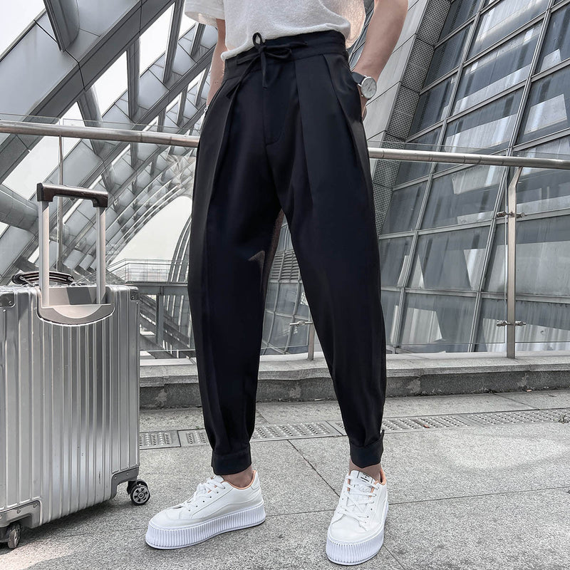 Pantalones Con Cintura Elástica Y Tiras De Velcro