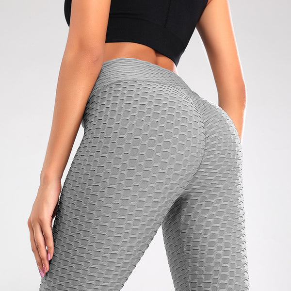 Pantalones de yoga para mujer, mallas de cintura alta con control de barriga para correr
