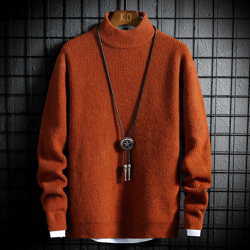 Youth Loose Winter Half Turtleneck Sweater