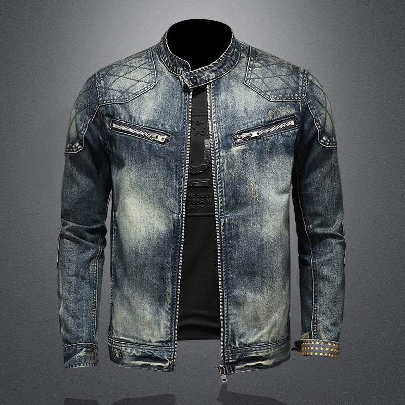 Spring And Autumn Retro Denim Jacket