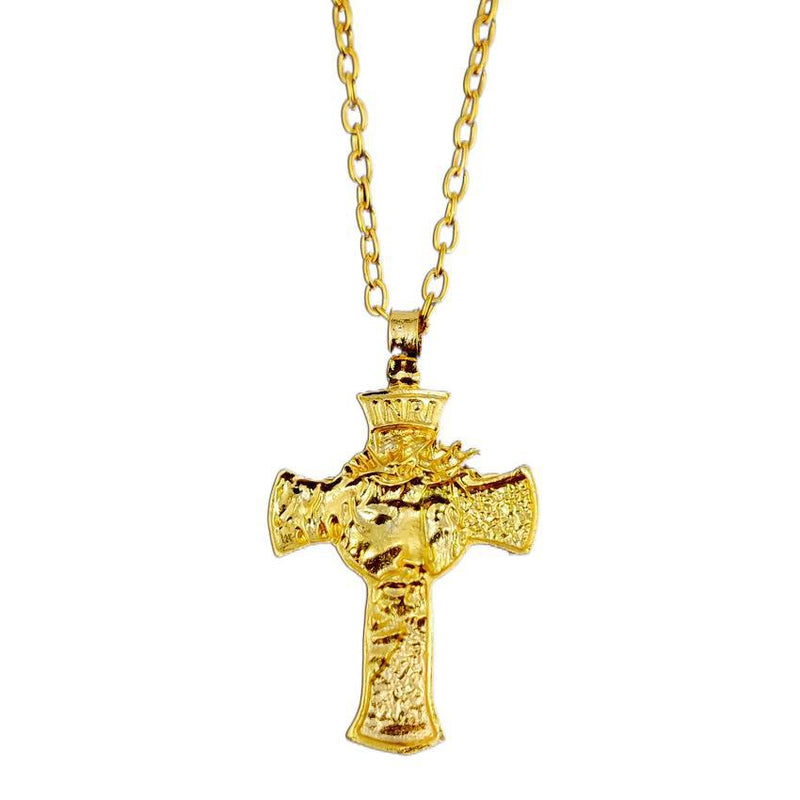 New Thorns Jesus Cross Necklace For Men