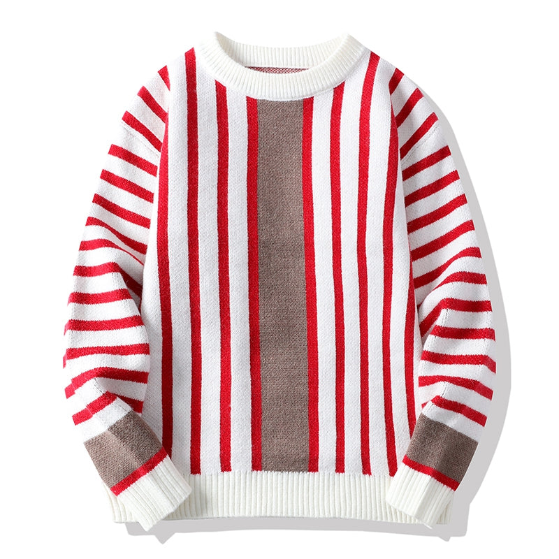 Suéter de punto de cachemira para hombre, informal, suelto, suave, cálido, otoño e invierno