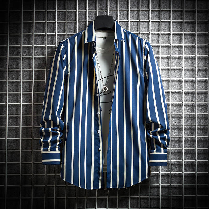 Slim striped Long-sleeved Shirt