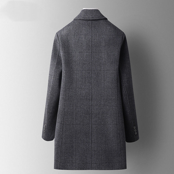 Cashmere Coat Mid-length Double-sided Woolen Coat