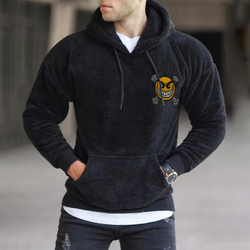Black hooded sweater men