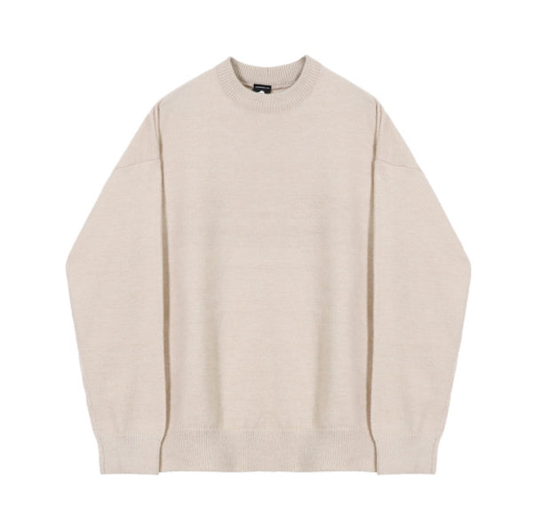 Wind-padded Pullover Long-sleeved Sweater