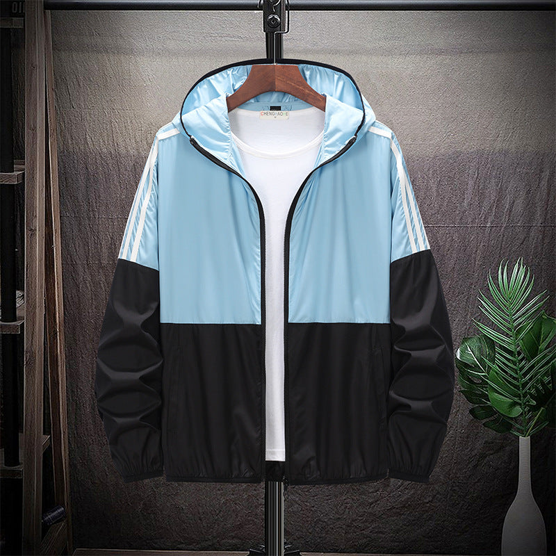 Student Loose Trendy Fashionable Hooded Zipper jacket