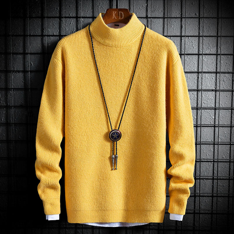 Youth Loose Winter Half Turtleneck Sweater