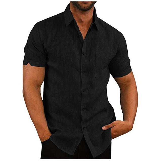 Men's Short Sleeve Summer Casual Shirt