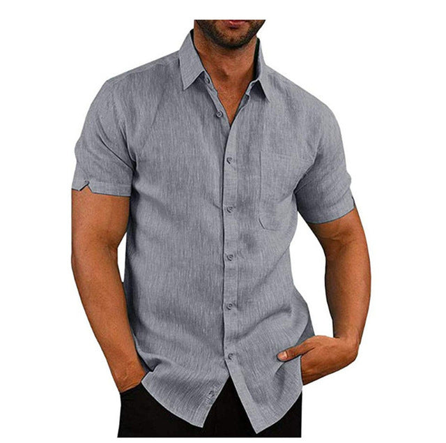 Men's Short Sleeve Summer Casual Shirt