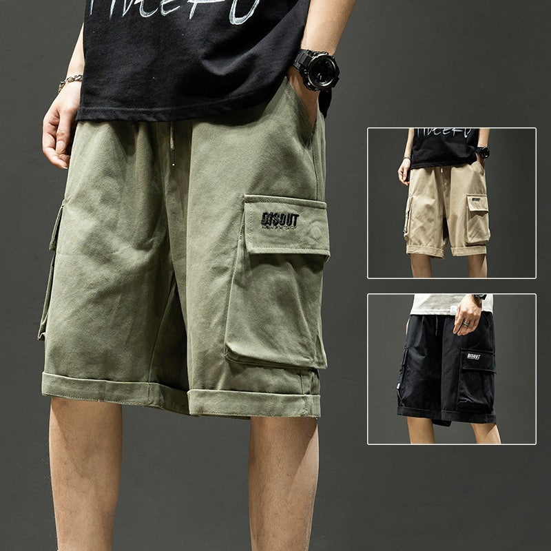 Pantalones cortos cargo con bolsillos Pantalones de verano para hombre