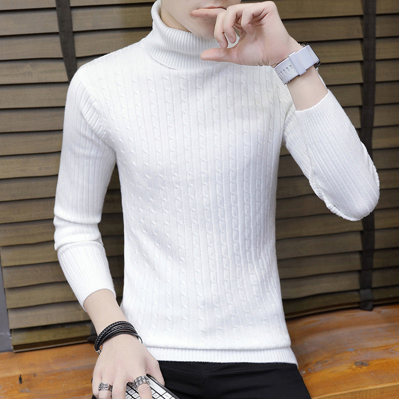 Autumn Style Cross Eight High-neck Trendy Man sweater