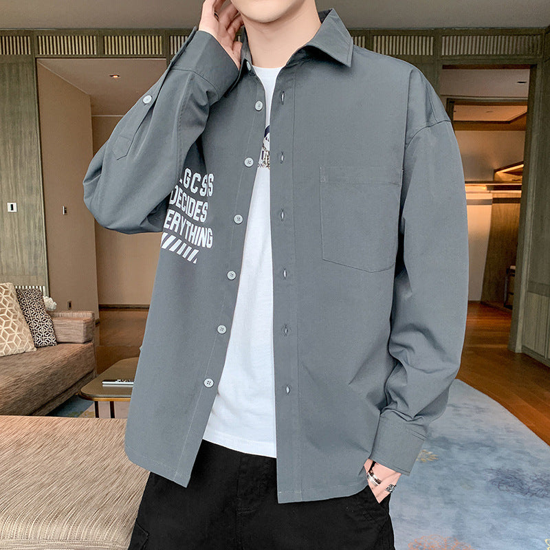 Men's Long-sleeved Casual Shirt