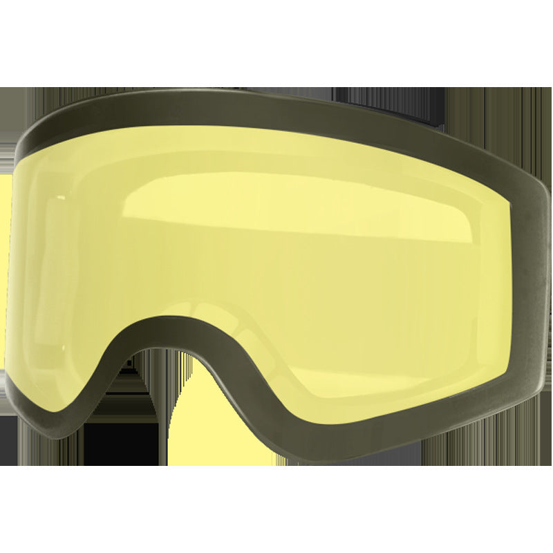 Cambie la lente original de las gafas de esquí para mejorar la lente de visión nocturna