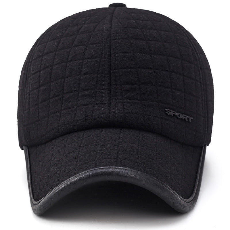Men's Winter Ear Protection Thickened Warm Baseball Cap