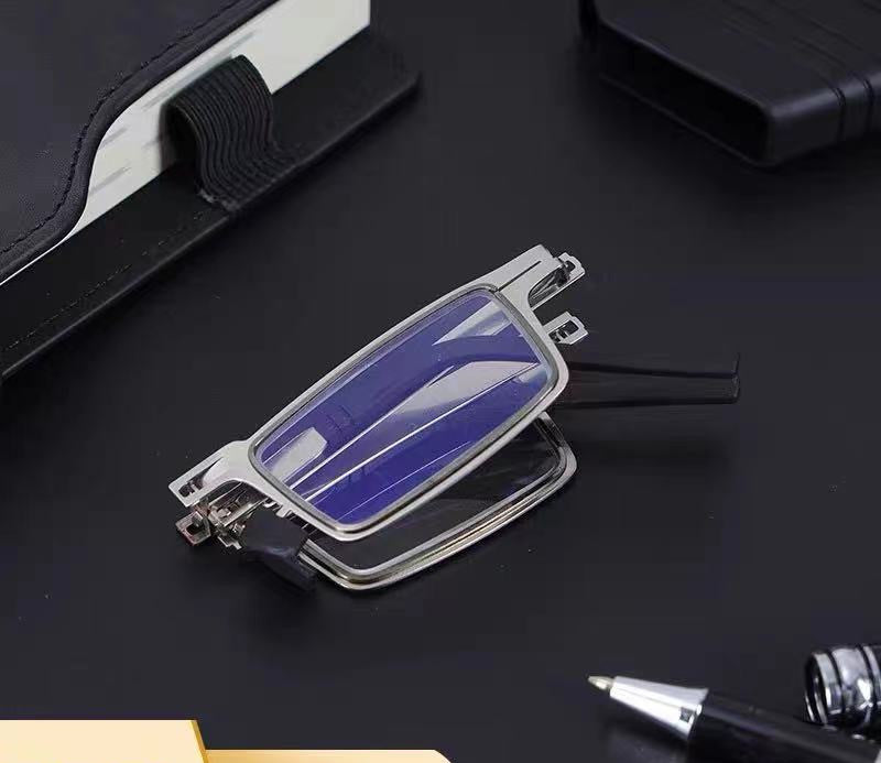 Portable Reading Glasses HD Folding Anti-Blue Light Radiation