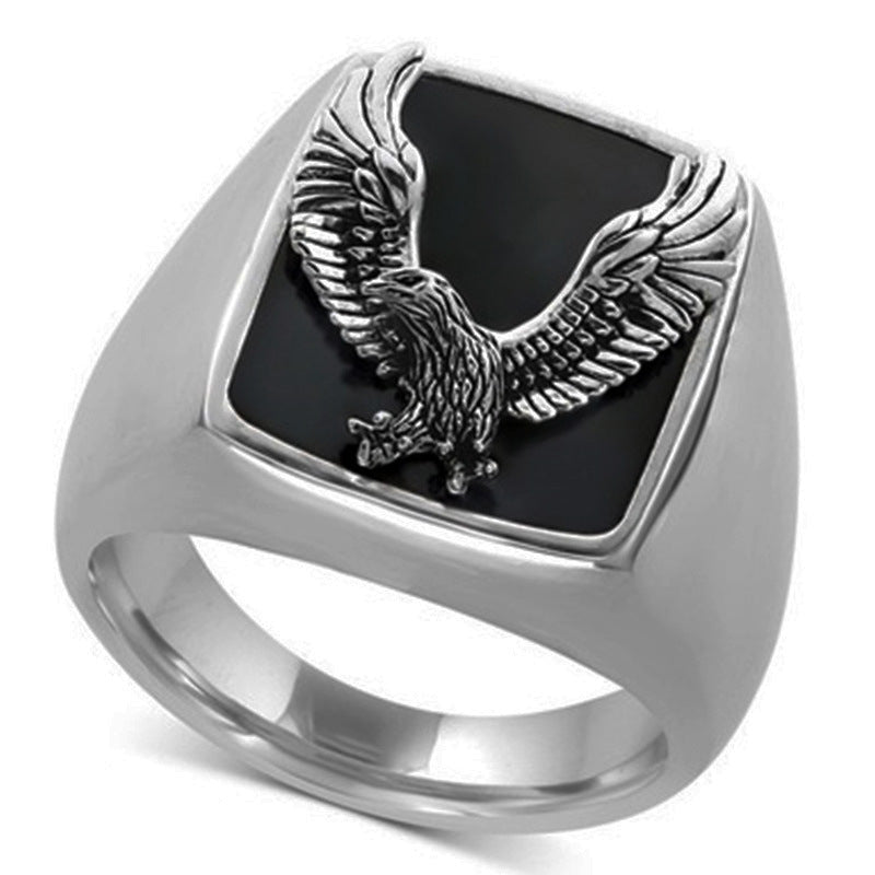 New Creative Embossed Alloy Ring For Men