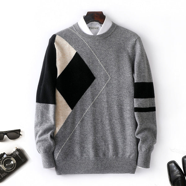 Men's Cardigan Personalized Casual Top Thickened