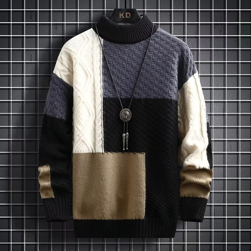 Half High Collar Thickened Mid Collar Underlay Knit sweater