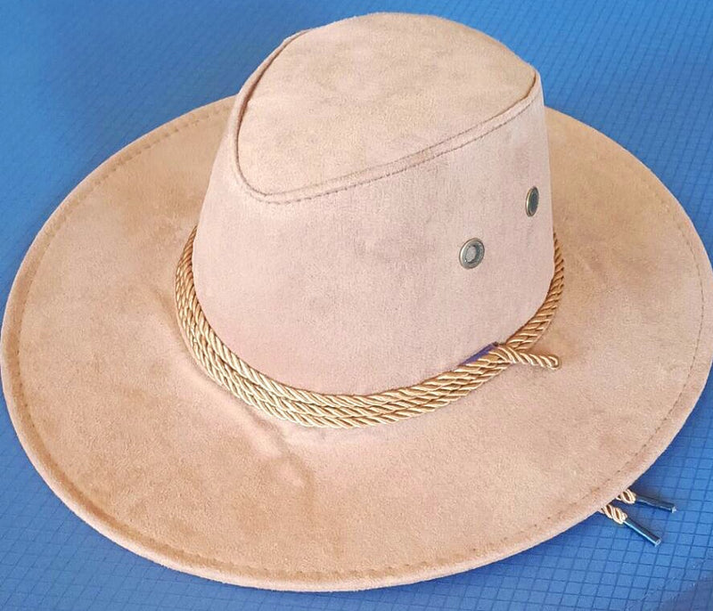 Velvet Western Rope Rider Hat Cowboy Stereotyped Hat