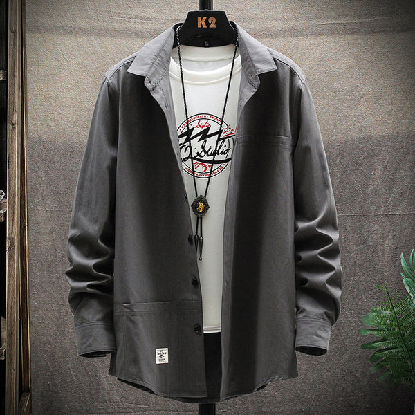 New Style Japanese Casual Handsome shirt Jacket