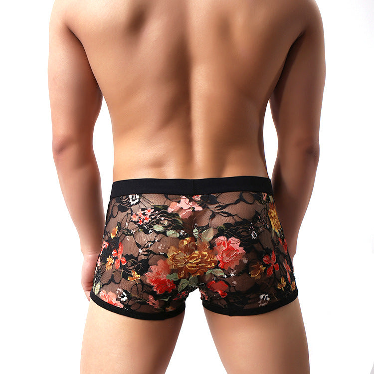 Men's Sexy Underwear U Convex Transparent