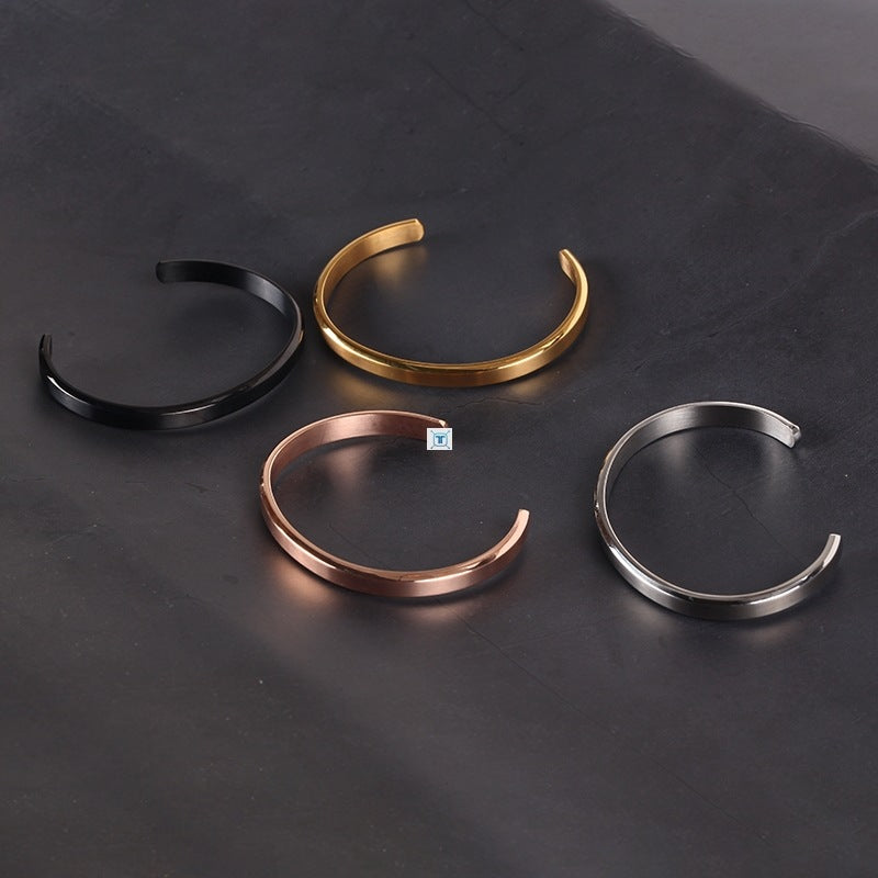 Stainless Steel Bracelet Cuff Jewelry Men