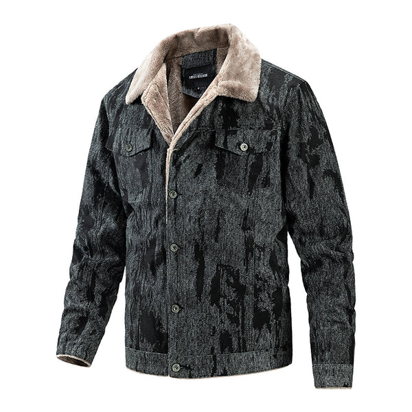 Chaqueta polar para hombre talla grande