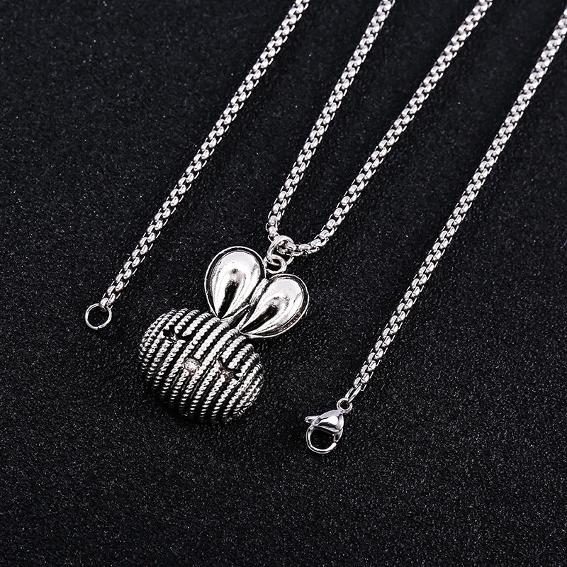 Lovely Rabbit Sweater Chain Fashionable Long Mens And Womens Necklace