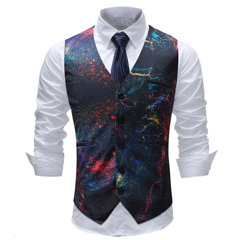 Men's Casual Men's Suit Vest Formal Wear Wedding