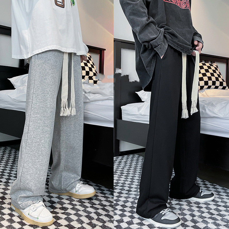 Men's Sweatpants Straight Leg Sports Mopping Trousers