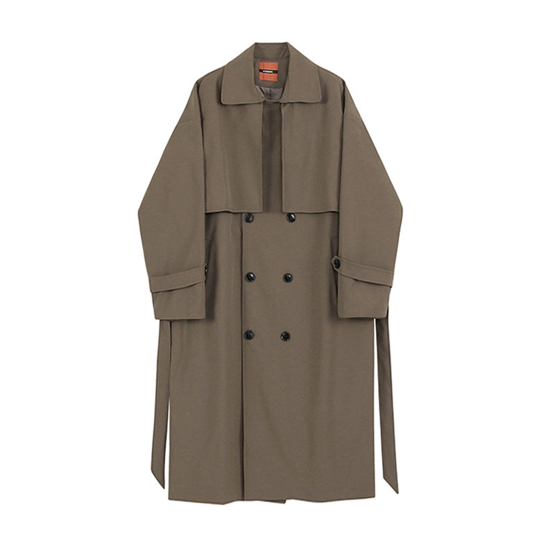 Double Breasted Trench Coat Men