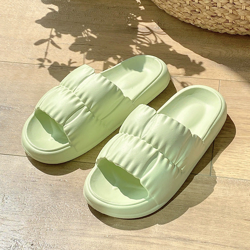 Zapatos de casa para mujer, zapatillas de baño, suela suave, zapatos de playa de verano