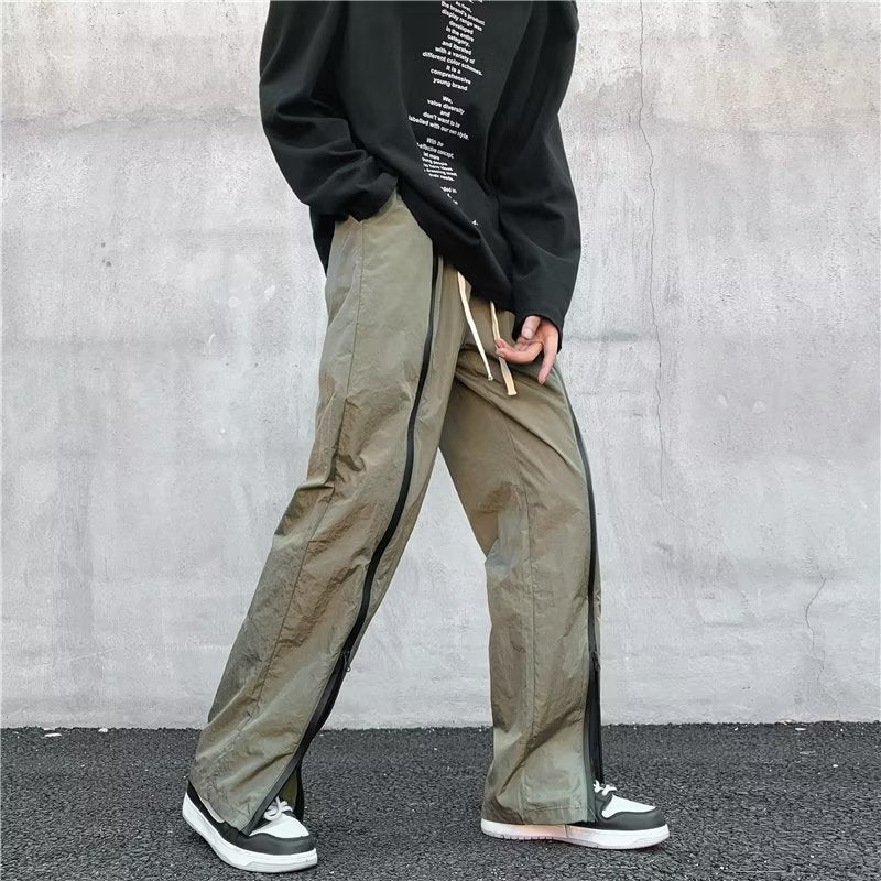 Pantalones de asalto impermeables a prueba de viento negros para hombres
