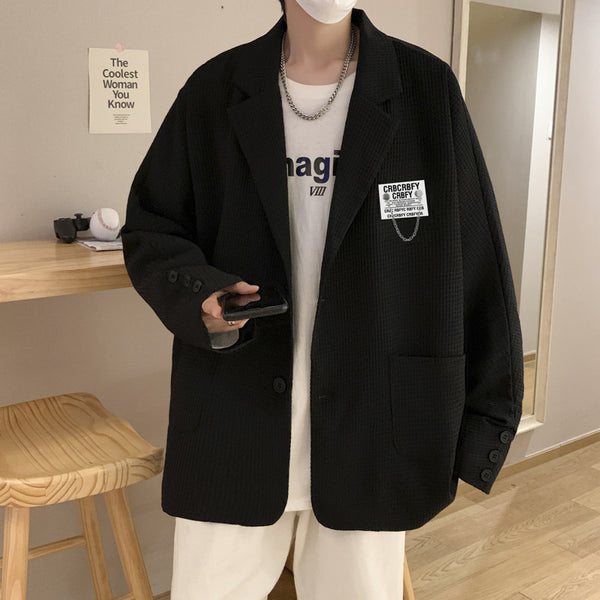 Young Students' Suit Men's Loose Jacket