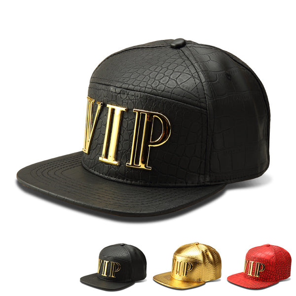 Nueva letra Vip Tide marca Hipster de borde plano sombrero de Hip-hop