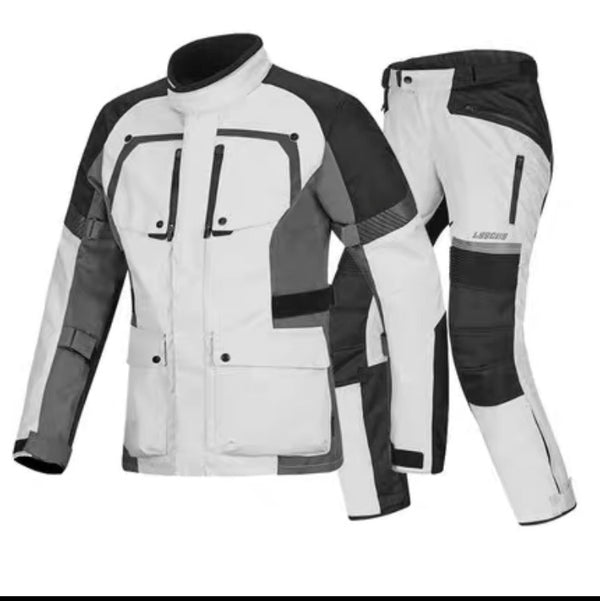 Chaqueta de moto de cuatro estaciones cálida e impermeable para hombre