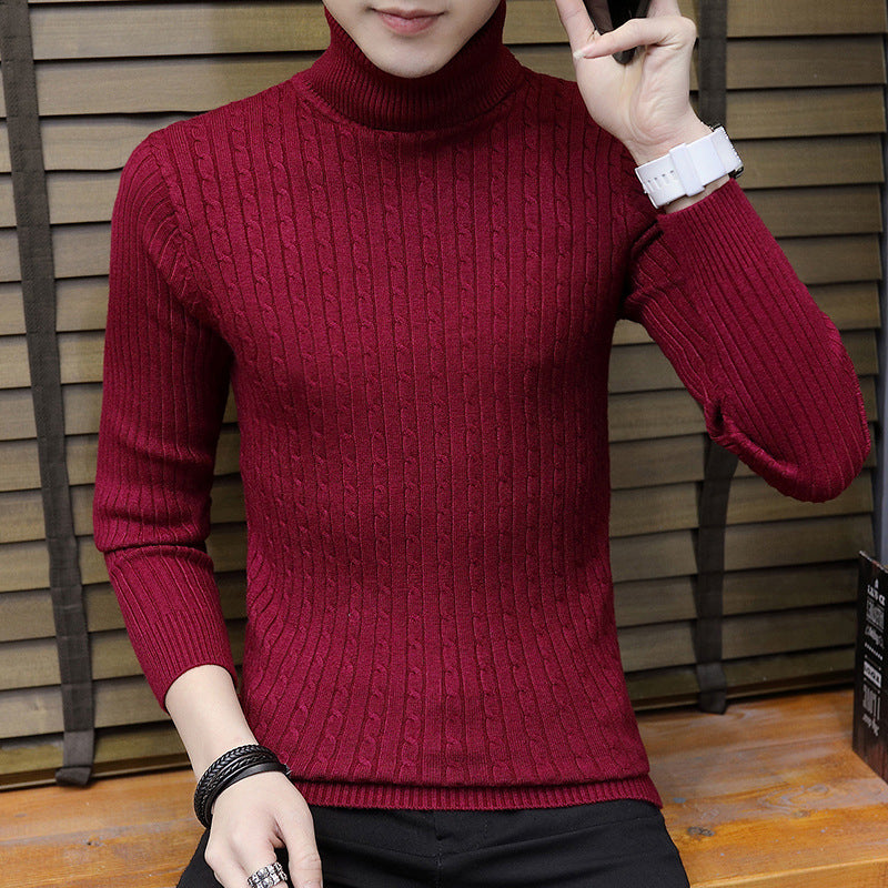 Autumn Style Cross Eight High-neck Trendy Man sweater