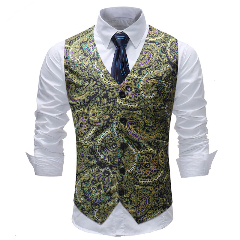 Men's Casual Men's Suit Vest Formal Wear Wedding